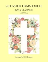 20 Easter Hymn Duets for 2 Clarinets: Vols. 1 & 2 P.O.D cover